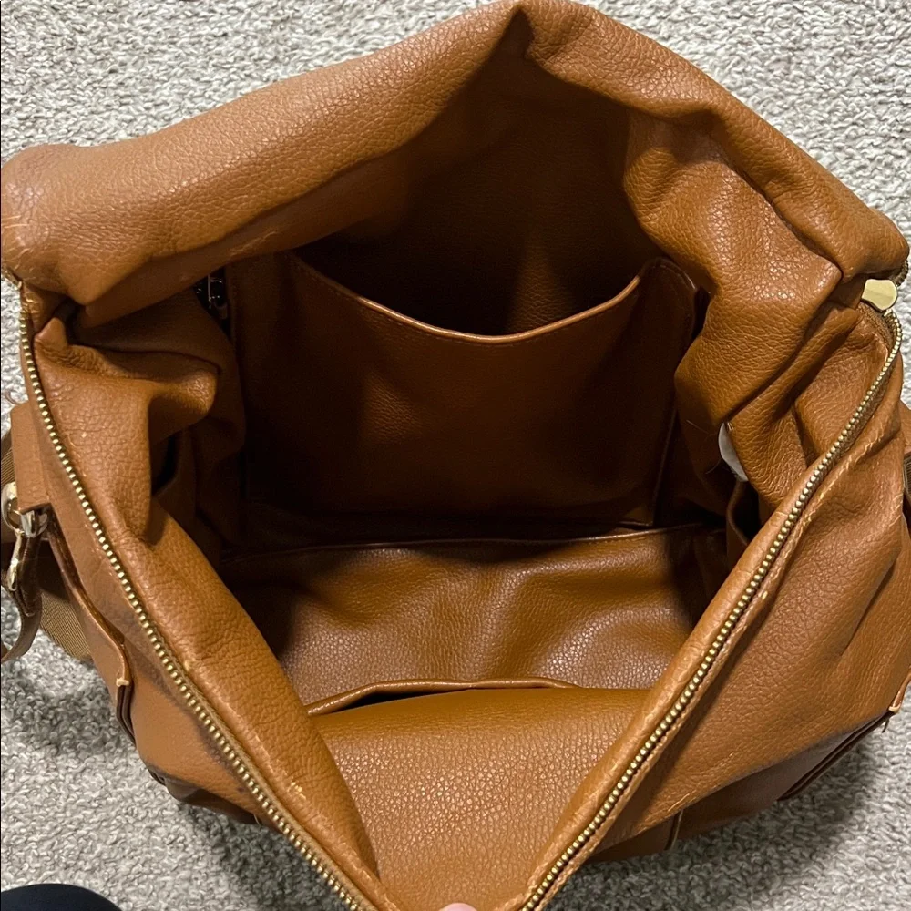 Fawn Design Tan Messenger Bag baby diaper backpack